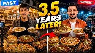 Thumbnail: My First Food Vlog Vs Now | 3.5 Years Food challenge 