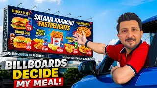 Thumbnail: Letting Billboards Decide What i Eat Next 