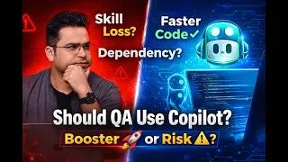 Thumbnail: GitHub Copilot – AI Coding Assistant | Should QA Engineers Use It?