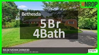Thumbnail: #HNROP Bethesda 5Br 4Ba Home | Discover 7601 Quintana Court, a sprawling Bethesda retreat boasti...