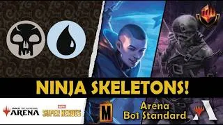 Thumbnail: Kaito Makes This Skeleton Engine Feel Unfair! 🥷 #mtg #mtgarena #standard #dimir