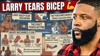 Thumbnail: Larry Wheels TEARS BICEP in Boxing Match vs Vitaly! (Reaction)