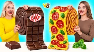 Thumbnail: Real Food vs Chocolate Food Challenge | Amazing Kitchen Recipes by Multi DO Challenge