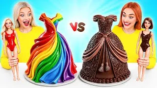 Thumbnail: Real Food vs Chocolate Food Challenge Rich vs Broke | Kitchen Battle with Food by Multi DO Challenge