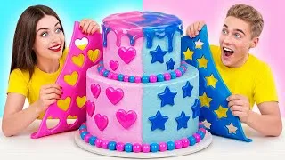 Thumbnail: Pink VS Blue Color Cooking Challenge by Multi DO Challenge
