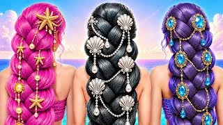 Thumbnail: Rich vs Broke Mermaid | Awesome Creative Challenge by Multi DO Girls