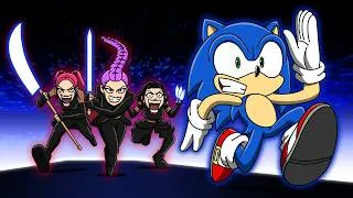 Thumbnail: KPop Demon Hunters vs Sonic - MULTIVERSE WARS! 👹💥🥏