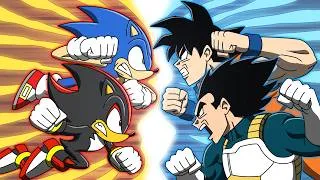 Thumbnail: Sonic VS Dragon Ball - MULTIVERSE WARS! - Full Episode 🥏💥🐉