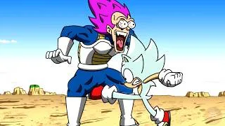 Thumbnail: Sonic and Shadow vs Goku and Vegeta Part 2 - MULTIVERSE WARS 🥏💥🐉