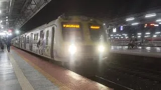 Thumbnail: Mumbai chatrapati shivaji maharaj terminus  video | Mumbai night local train journey video 