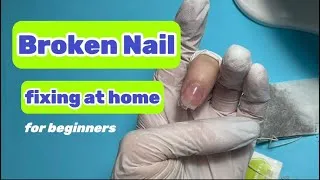 Thumbnail: Nail Repair At Home✌ #nailtutorial #brokennail #nailsathome #nailrepair #nailsforbeginners #nails