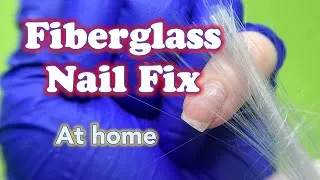 Thumbnail: Fiberglass Nail Repair 👌#nailrepair #brokennail #fiberglass #nailtutorial #nailtips #nailtip #nails