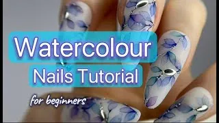 Thumbnail: Watercolor Nail Art Tutorial #watercolorpainting #watercolorart #nailarttutorial #nailartideas #nail