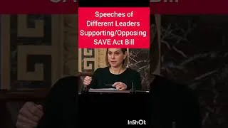 Thumbnail: Recap: Different Leaders supporting and opposing SAVE Act Bill  #trump #trending #usa  #breakingnews