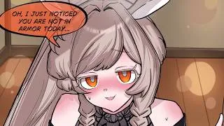Thumbnail: [Comic Dub] She Opened the Door Looking Like THIS...| Fantasy | Romcom | Roleplay | Bunny Woman