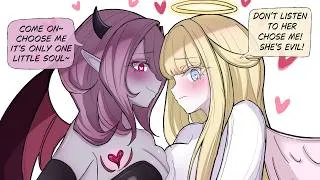 Thumbnail: [Comic Dub] Who Do You Choose? The Angel & Demon Fight For Your Soul | Romcom | Fantasy