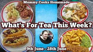 Thumbnail: What's for tea this week? (9th June - 28th June) 2026-Baked Lime cheesecake