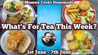 Thumbnail: What's for tea this week? (1st June - 7th June) 2026-Baked Lime cheesecake
