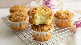 Thumbnail: Yogurt Streusel Muffins | Soft & Moist Crumb Muffins Recipe