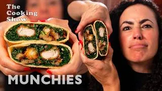 Thumbnail: This Kale Chicken Caesar Dominates The Wrap Game! - The Cooking Show