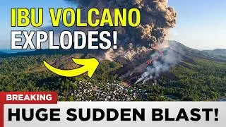 Thumbnail: Ibu Volcano’s Sudden BLAST Sends 30,000ft Ash Skyward — Experts WARN of Escalation!