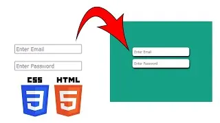 Thumbnail: Create beautiful html input fields with css | html css tutorial for beginners