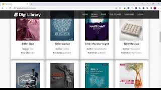 Thumbnail: Library management system project in php
