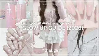 Thumbnail: ULTIMATE GLOW UP GUIDE [2026] 🎀🐰| new year prep, skincare, vision board, hair, nails *that girl*  ꩜