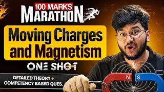 Thumbnail: Moving Charges and Magnetism One Shot Class 12 Physics Chapter 4 | Competency-Based Questions | 2027