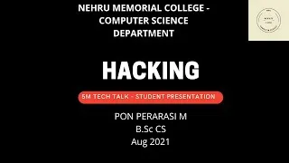 Thumbnail: HACKING|5M Tech Talk