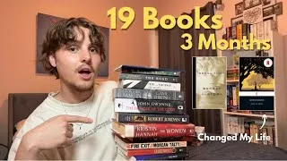 Thumbnail: I read 19 books in three months (They were incredible) | Let’s rank them