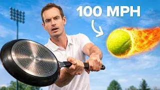 Thumbnail: Can Tennis Pros Return 100 MPH Serve With Random Objects?