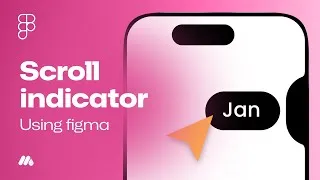 Thumbnail: How to Create a Liquid Scroll Indicator in Figma | Inspired by iOS 18 | Step-by-Step | Tutorial