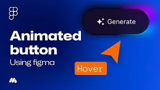 Thumbnail: How to Create AI Animated Button in Figma | for Beginners | Short Tutorial