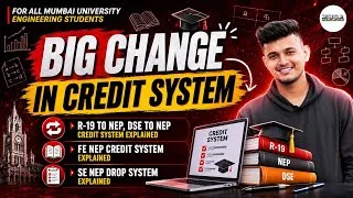 Thumbnail: Big Changes in Mumbai University engineering rule | R-19 to NEP Credits based rule | MUSA 