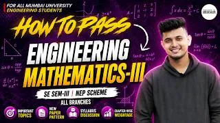 Thumbnail: How to Pass Mathematics-III | For all branches (NEP Scheme) | Most imp questions by Shahid sir