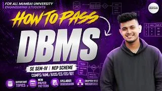 Thumbnail: How to Pass DBMS | S.E SEM-IV (NEP) | Most important Questions discussion by Shahid sir