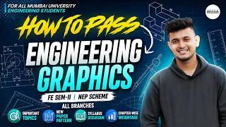 Thumbnail: How to Pass Engineering Graphics | First year Engineering | Mumbai University | MUSA | Shahid Sir 