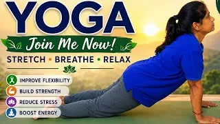 Thumbnail: 1 Hour Full Body Yoga Flow | Morning Yoga for Flexibility, Strength & Relaxation | Yoga With Me