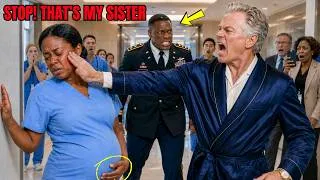 Thumbnail: Billionaire Slapped a Pregnant Nurse and Walked Away Smiling—Unaware Her 4-Star Brother Was Watching