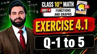 Thumbnail: Class 10th Math New Book Ch 4 Exercise 4.1 Question 1,2,3,4,5 - 10th Class Maths Exercise 4.1 - PCTB
