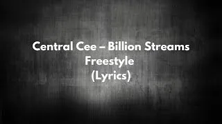 Thumbnail: Central Cee – Billion Streams Freestyle (Lyrics)