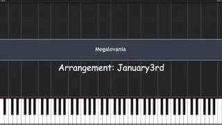 Thumbnail: Megalovania   Undertale Piano Tutorial Synthesia    January3rd