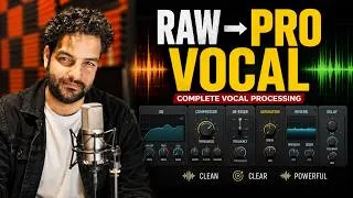 Thumbnail: Vocal Processing Ka COMPLETE Formula 🔥 | Vocal Ko PRO Jaisa Clean & Powerful Kaise Banayein