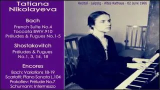 Thumbnail: BACH (Tatiana Nikolayeva) Toccata in F sharp minor, BMV 910 [HD]