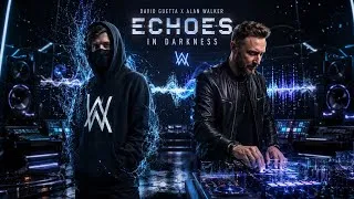 Thumbnail: David Guetta x Alan Walker – Echoes in Darkness (Official Lyric Video)