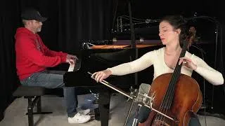 Thumbnail: BACH, Air on the G string, (Air in D Major BWV1068), cello & piano