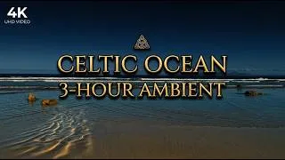 Thumbnail: Deep Peace: 3-Hr Celtic Ambient Music/Soft Instrumental & Ocean Waves Cinematic Scene for Relaxation