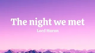 Thumbnail: Lord Huron-The Night We Met