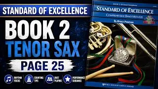 Thumbnail: Standard Of Excellence Book 2 Tenor Sax Page 25 Tutorial